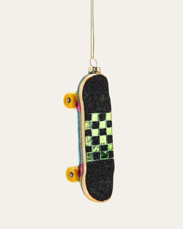 Skateboard Christmas Ornament